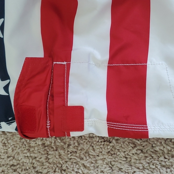 Old Navy Size M Stars Stripes Flag Swim Shorts Trunks - Picture 7 of 7